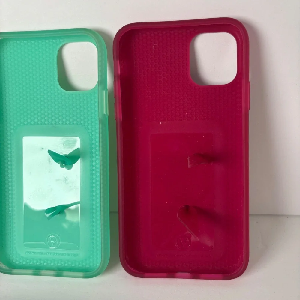 Loopy iPhone 11 ? Phone Case Bundle 3pk‎ Zebra Mint Leopard Sparkly Pink Loop